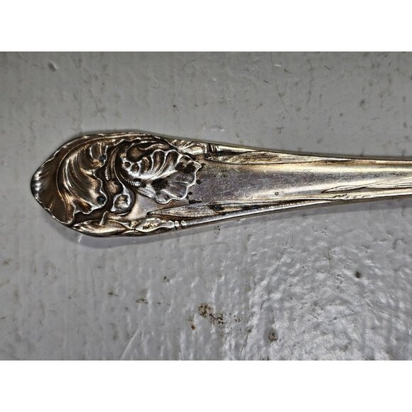 Community Silver Cocktail Fork Silver Plate Flower De Luce - Picture 3 of 7